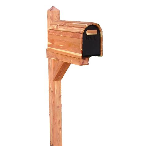 boxed wood post for steel post|wood mailbox posts lowe's.